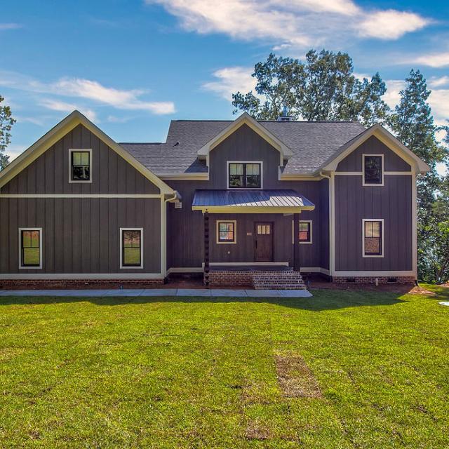 Exterior Front Rafter B Custom Lakeside Home