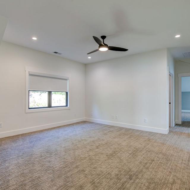 Carpeted interior room