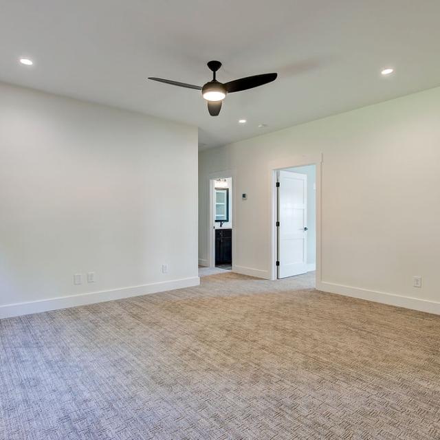 Carpeted interior room