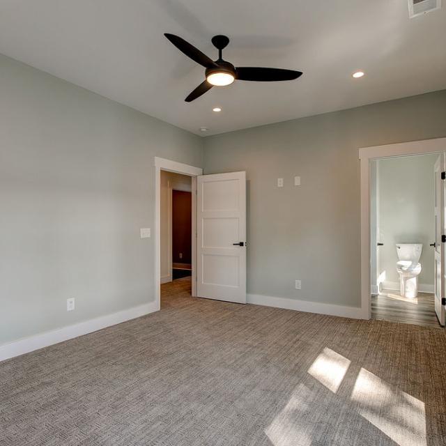 Carpeted interior room