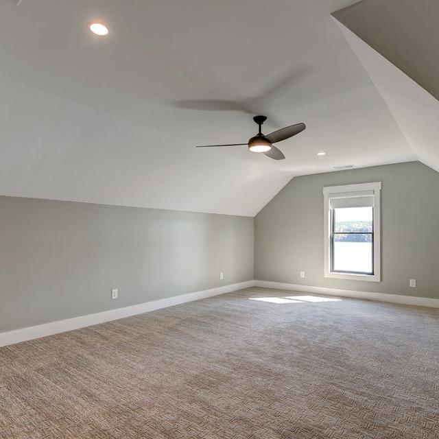 Interior room with carpet