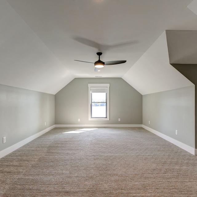 Interior room with carpet