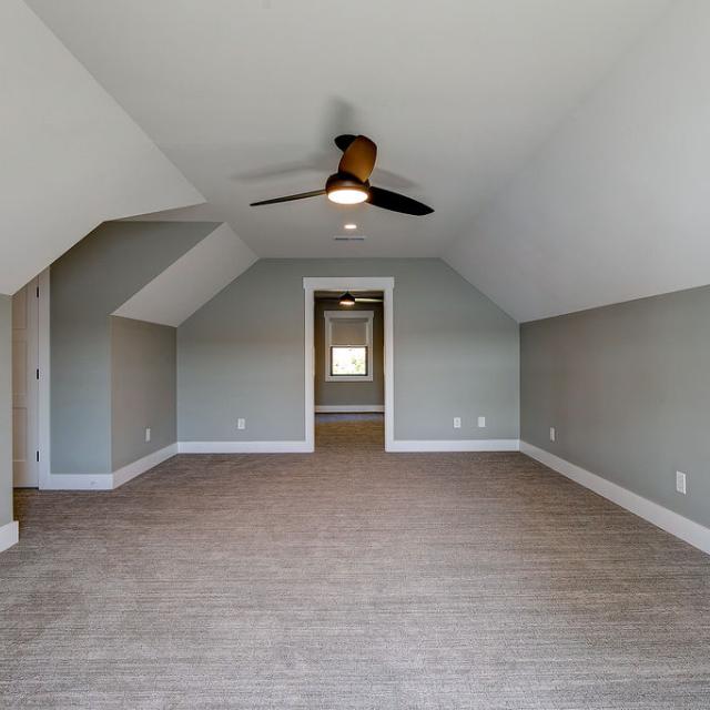 Interior room with carpet