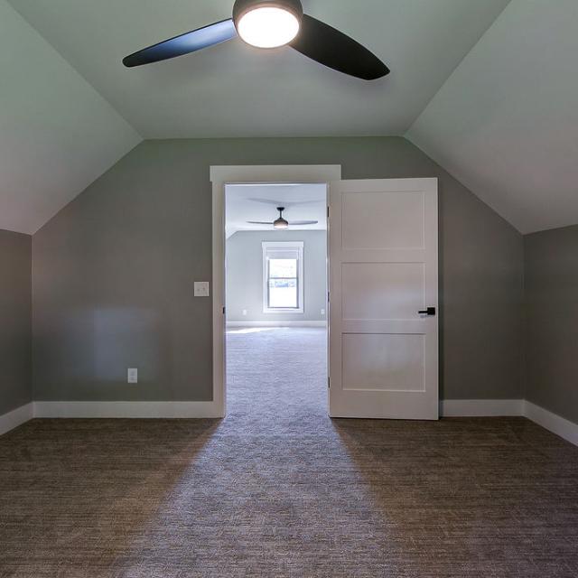 Interior room with carpet