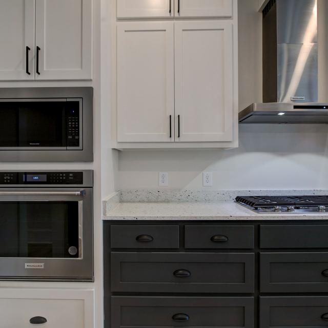 White cabinets in Rafter B Custom Kitchen